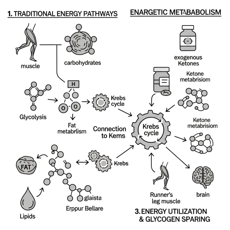 Energy metabolism with exogenous ketones in ultra-trail