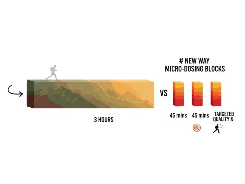 Comparaison entraînement traditionnel vs micro-dosage