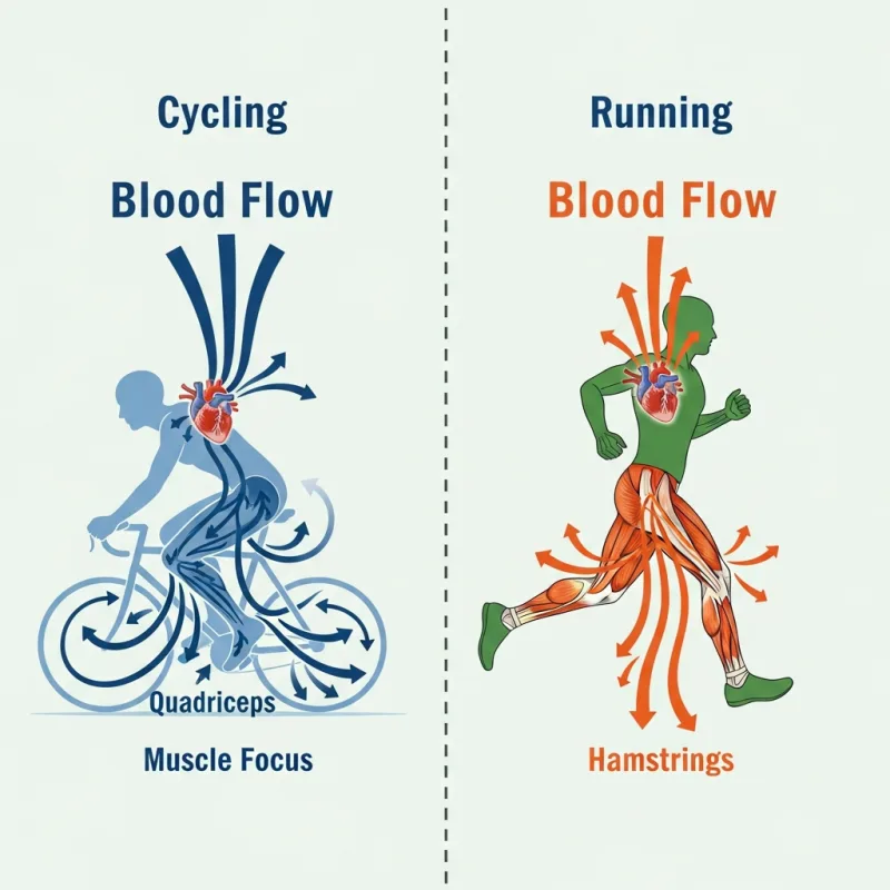 Infographie expliquant la transition T2 en triathlon