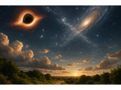 James Webb Telescope Spots Supermassive Black Hole Racing Away from Its Galaxy