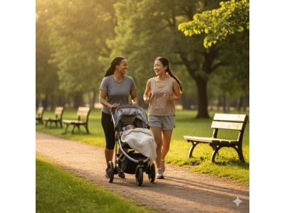 De la poussette au trail : l'entraînement des parents, une question d'organisation, pas de sacrifice