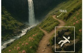 Ung trailløber omkommer tragisk i vandfald under konkurrence i Colombia