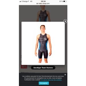 Trifonction homme Mako sandtiger bleu